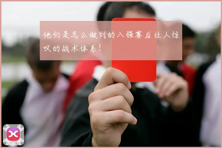 他们是怎么做到的八强赛后让人惊叹的战术体系!